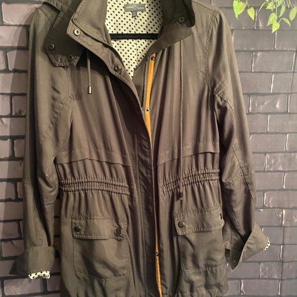 Market and Spruce Gray Anorak Jacket M - Picture 2 of 5